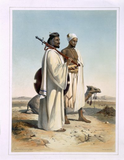 Les Ababda, Nomades du Désert de la Thébaïde Orientale, illustration de 